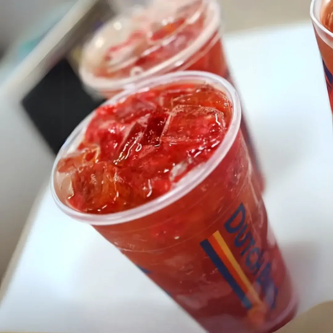 A Shark Attack Rebel dutch bros drinks.