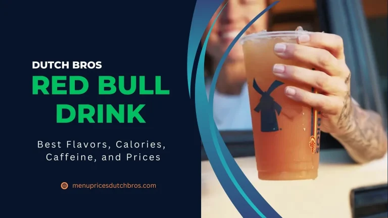A banner image with text Dutch Bros Red Bull Drink and drinks.