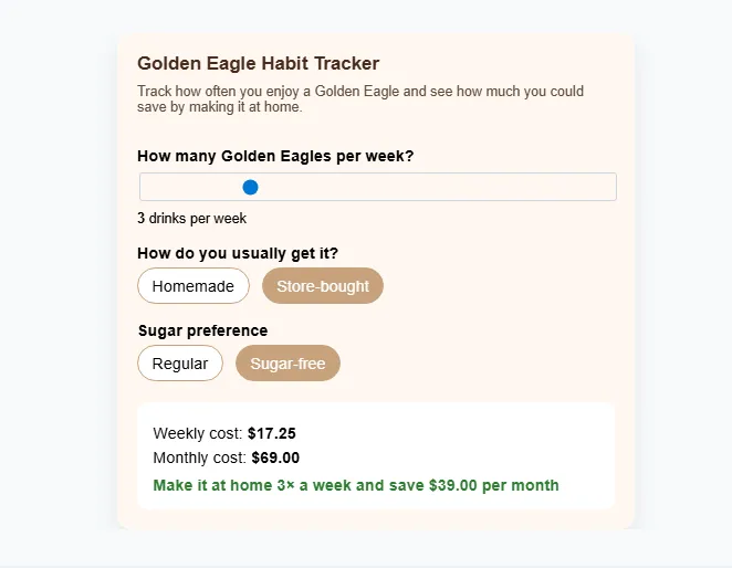 Dutch Bros Golden Eagle Recipe – Make the Copycat at Home (Easy & Quick) 3 Screenshot Golden Eagle Habit Tracker free app