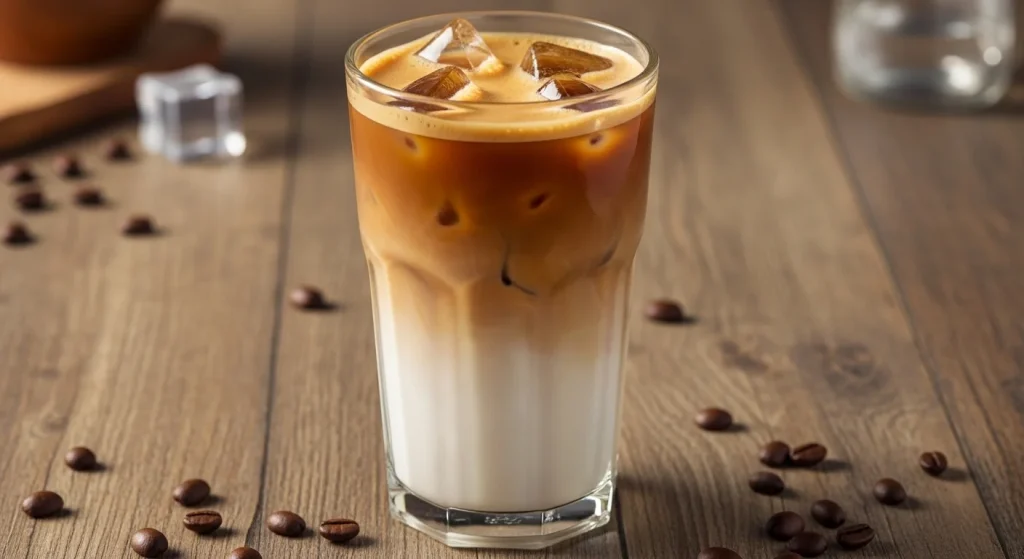 A Keto-Friendly ready to Surve placed on a table, Almond Milk Kicker Recipe