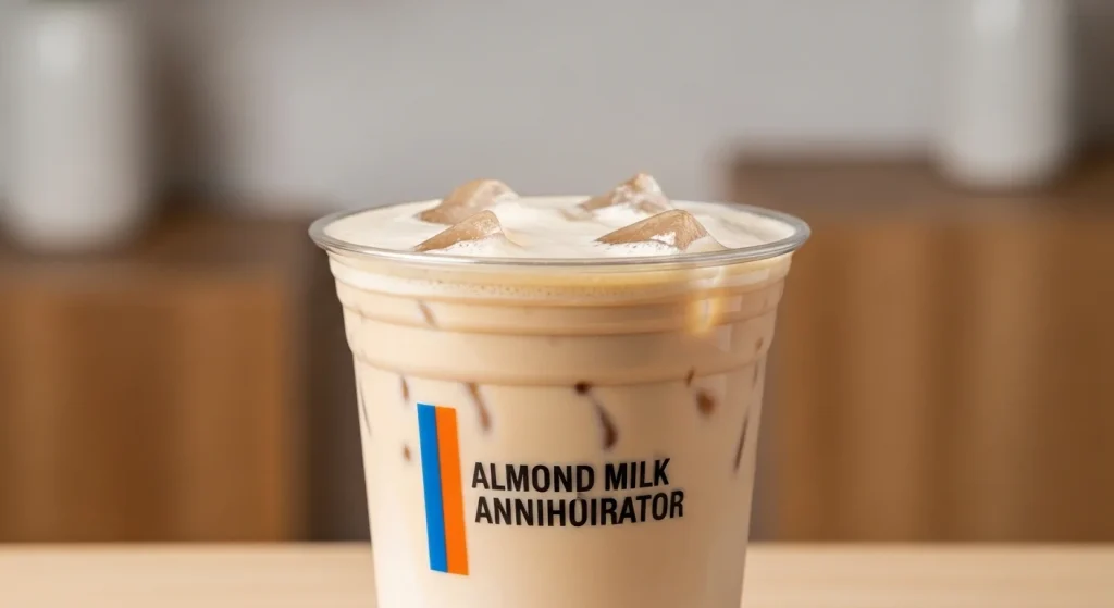 An Almond Milk Annihilator dutch bros drinks.
