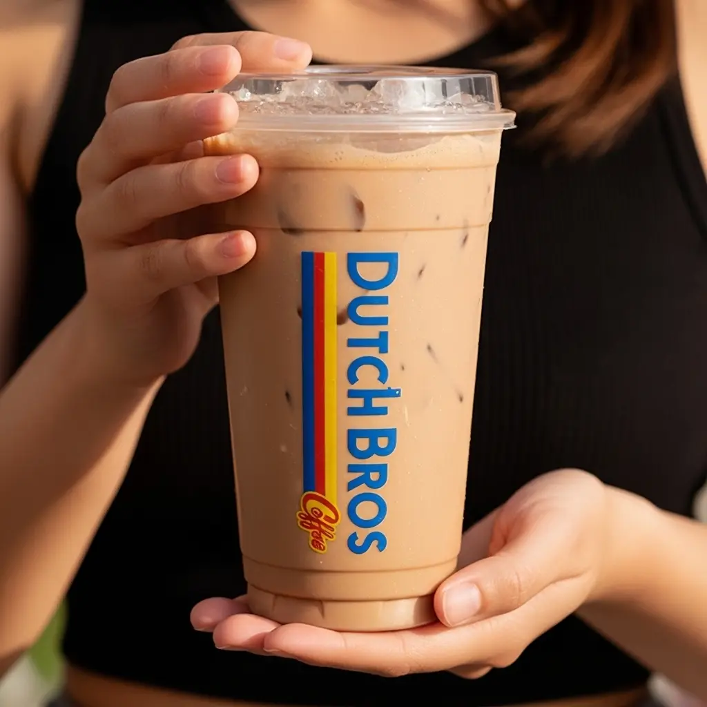 A person show Iced Sugar-Free Cocomo.