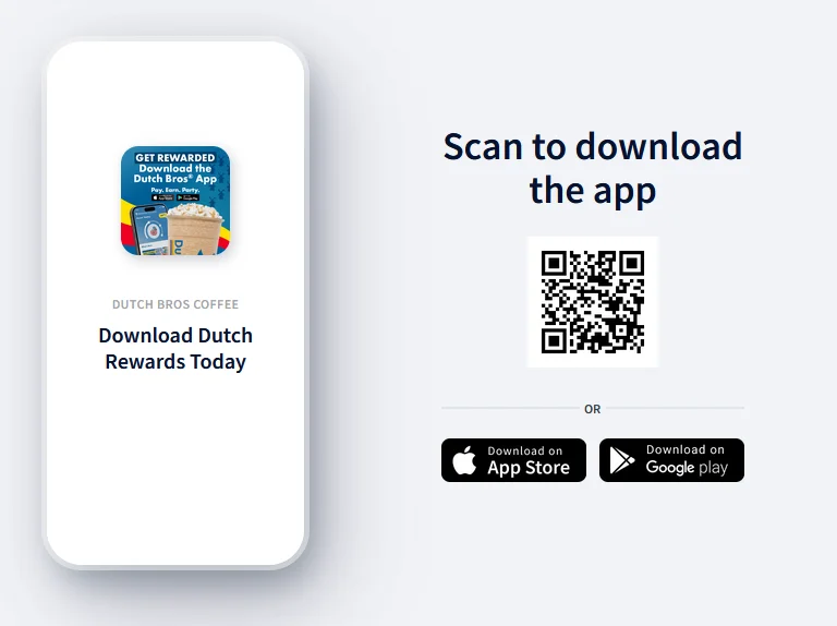 download app for Dutch Bros Rewards