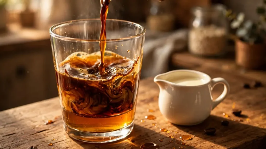 Why Your Dutch Bros Copycat Doesn't Taste Right 4 espresso pouring syrup