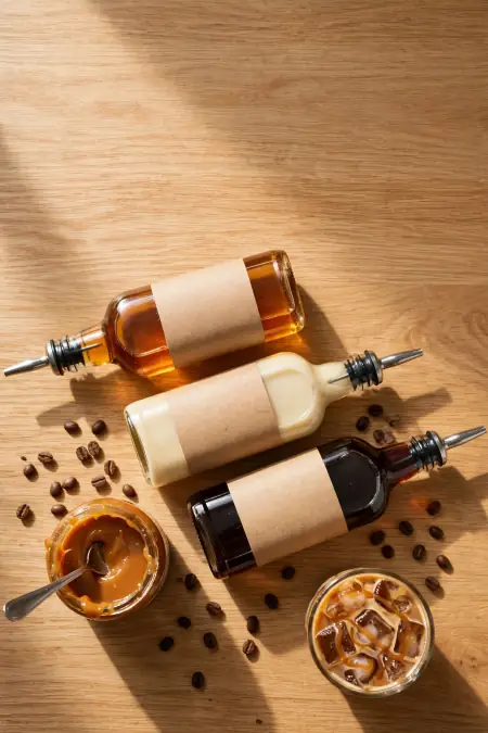 What Syrups Does Dutch Bros Use? (And What to Buy at Home) 5 morning flatlay syrups