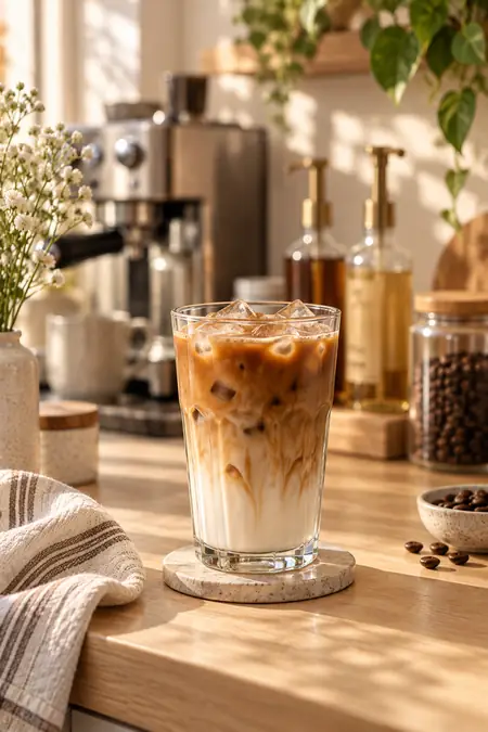 15 Iced Coffee Aesthetic Ideas for Coffee Lovers 9 home coffee bar